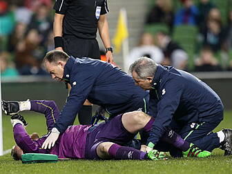 Concern for Ireland keeper Rob...